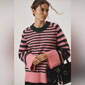 ✨ Anthropologie Chandler Crew-Neck Relaxed Pullover Sweater Sz XLP